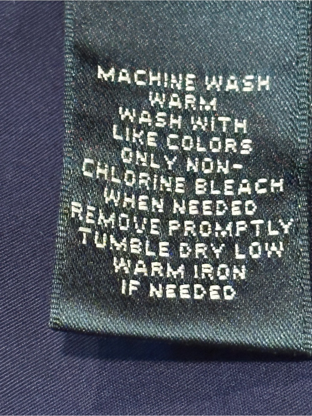 Ralph Lauren Lauren Navy Cotton Shirt - Picture 12 of 12